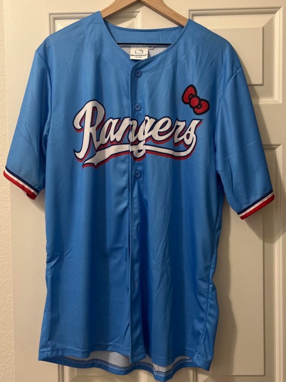 Adult Hello Kitty Texas Rangers Jersey